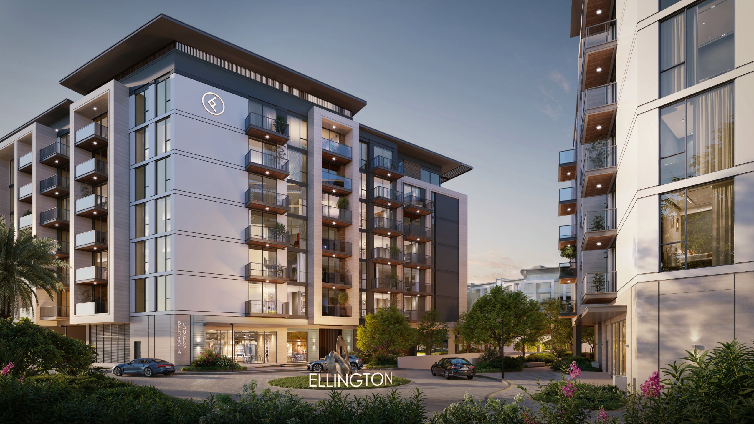 Belgravia Gardens - drop-off area