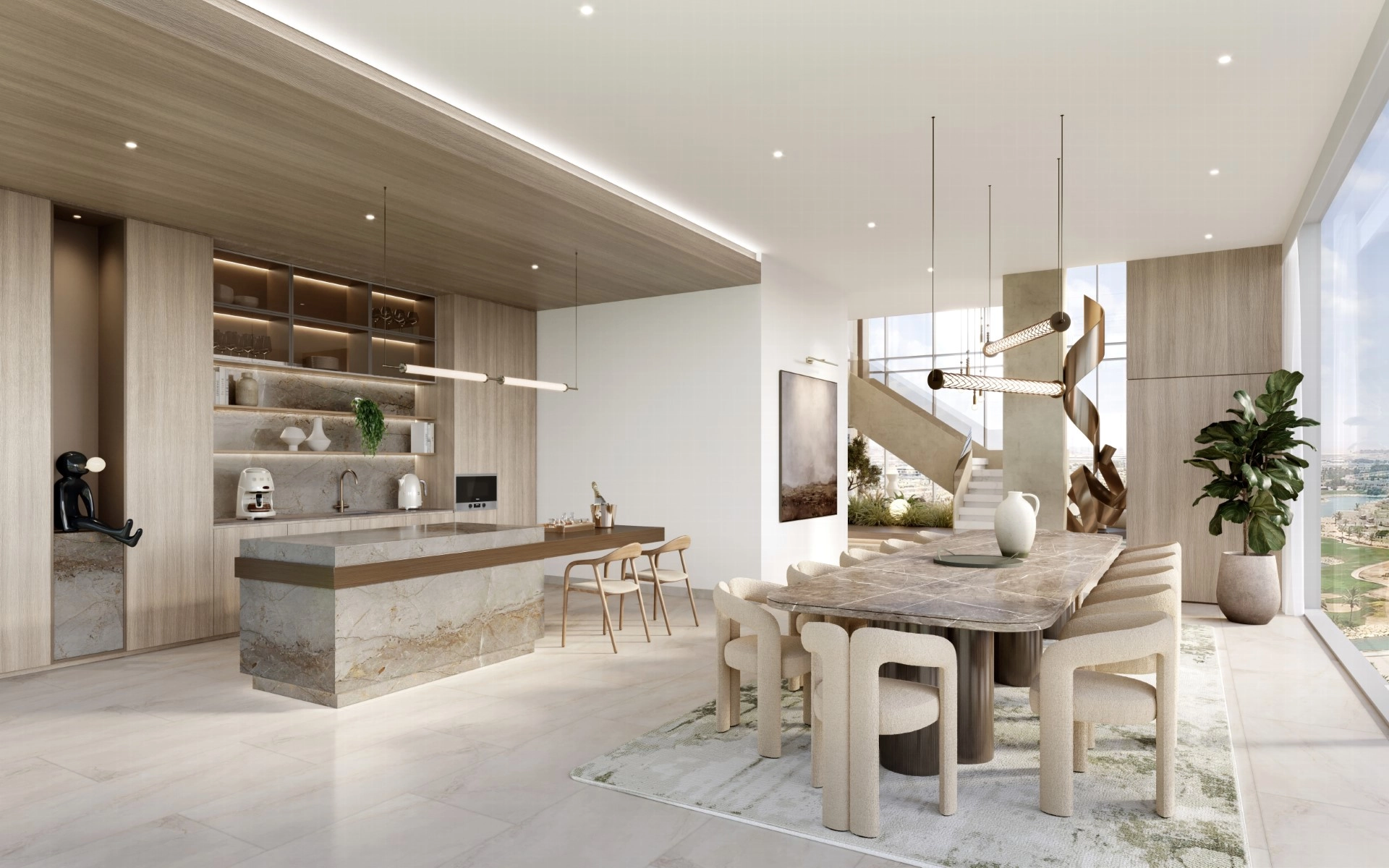 Soto Grande – private dining and kitchen