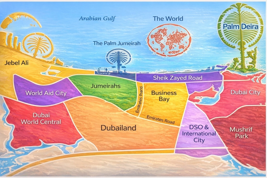 Dubai Real Estate Map